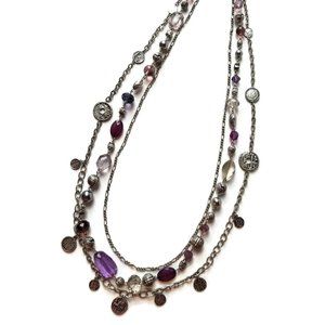 Vintage layered Necklace has 1950`s Premier Design